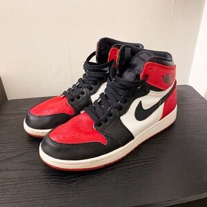 Jordan 1 Retro High Bred Toe (GS) - Size 6.5Y